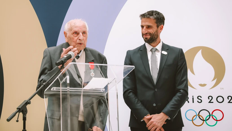 A 98 ans le plus vieux champion olympique français, enfin décoré de la légion d’honneur 