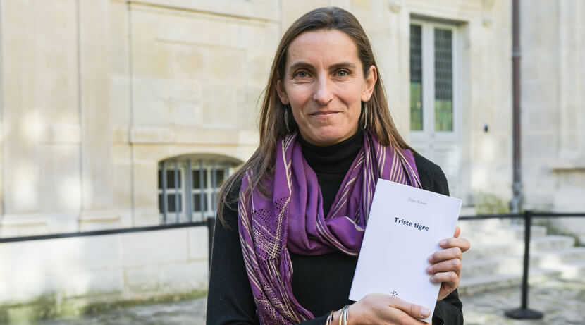 Neige Sinno remporte le prix Goncourt des lycéens avec son roman « Triste tigre »