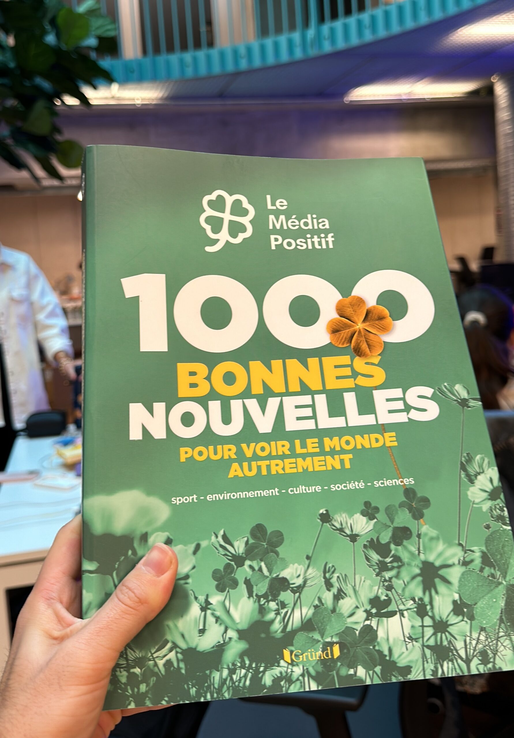 Le Média Positif publie son livre des 1000 bonnes nouvelles !