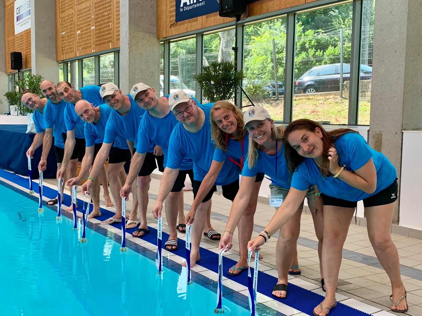 Quand des papas deviennent les rois de la natation synchronisée !