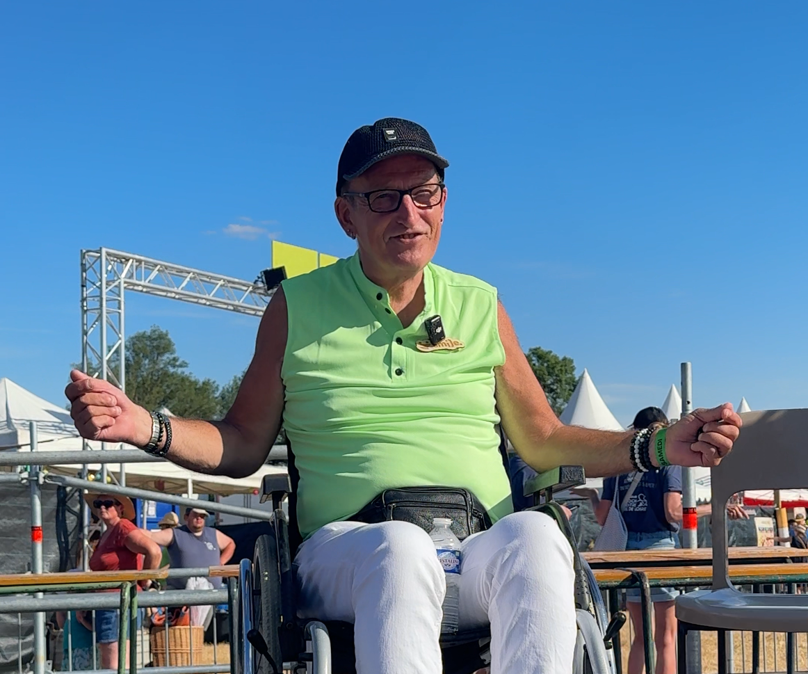 À 62 ans, Michel découvre son premier festival après un AVC !