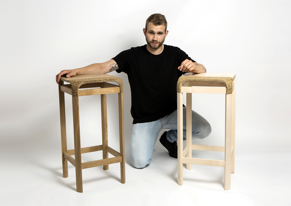 Cette entreprise française transforme des résidus de bière en meuble !
