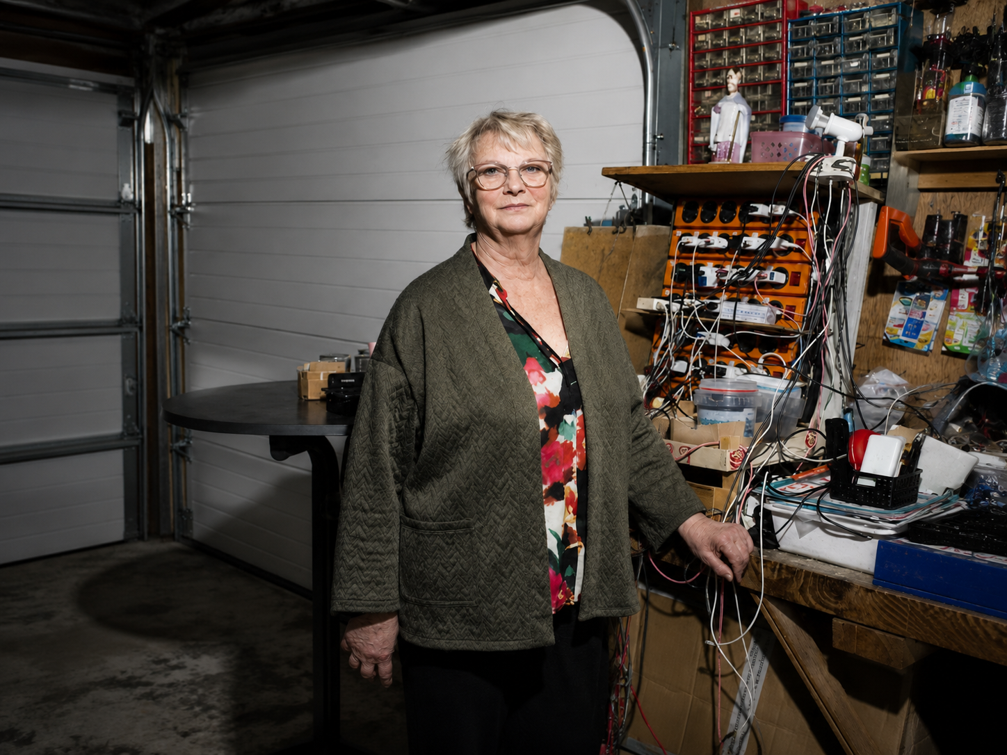 Mamie Charge  et son garage ouvert à tous les exilés du monde